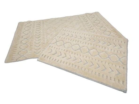 BANYO PASPASI 2'Lİ SET LİSA CAPUCİNO - Resim 3