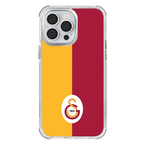 Galatasaray Parçalı Logo Şeffaf Telefon Kılıfı
