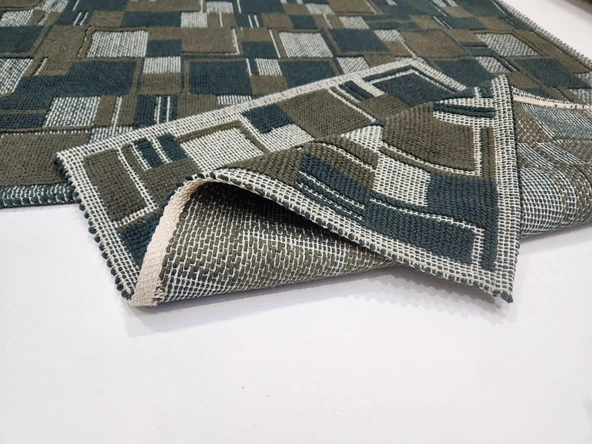 BANYO PASPASI 2'Lİ SET PLAİD HAKİ - Resim 2