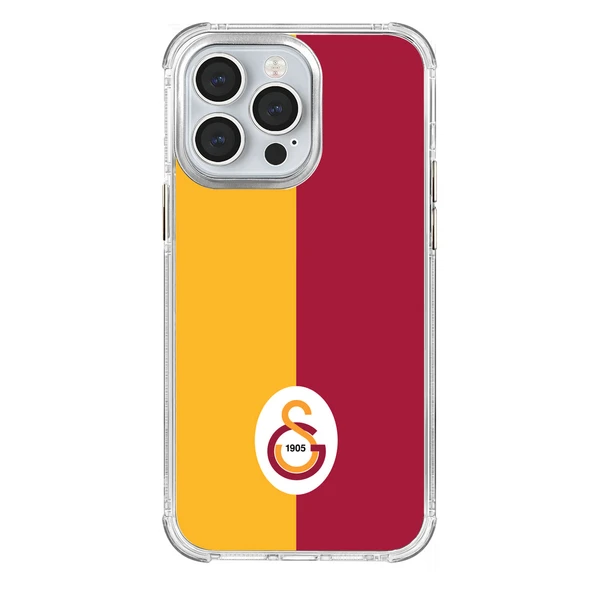 Galatasaray Parçalı Logo Şeffaf Telefon Kılıfı