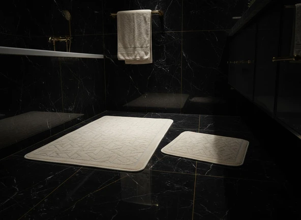 BANYO PASPASI 2'Lİ SET KARO CAPUCCİNO ürün görseli