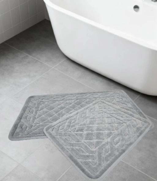 BANYO PASPASI 2'Lİ SET MİLANO GRİ ürün görseli