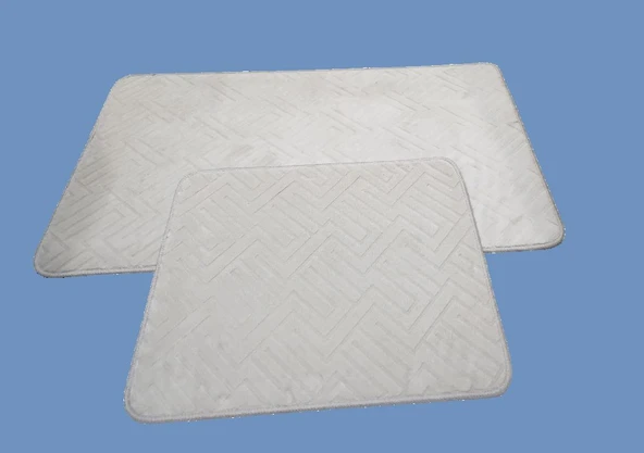 BANYO PASPASI 2'Lİ SET MİLAS BEJ - Resim 2