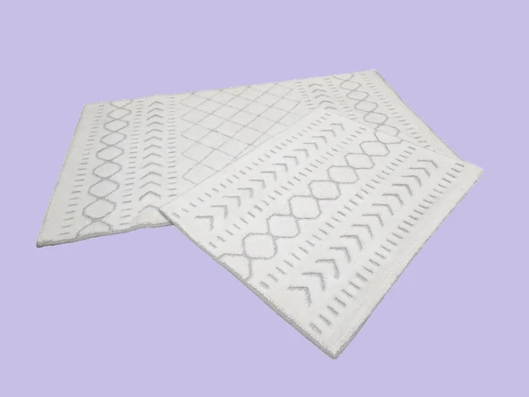 BANYO PASPASI 2'Lİ SET LİSA EKRU - Resim 3