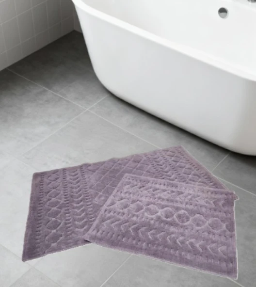 BANYO PASPASI 2'Lİ SET LİSA MOR ürün görseli