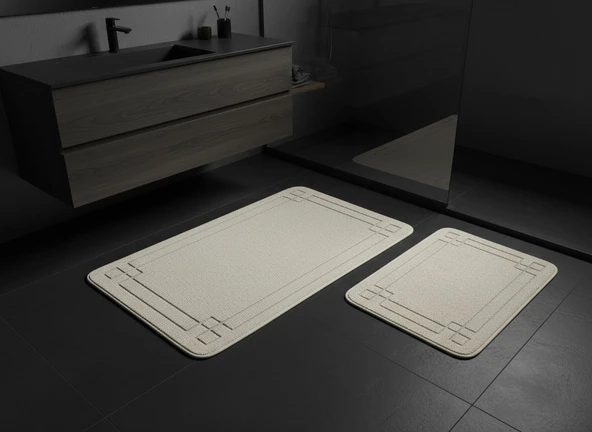 BANYO PASPASI 2'Lİ SET SET ASOS CAPUCCİNO ürün görseli