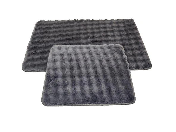 BANYO PASPASI 2'Lİ SET PUFF MARMARİS ANTRASİT - Resim 2