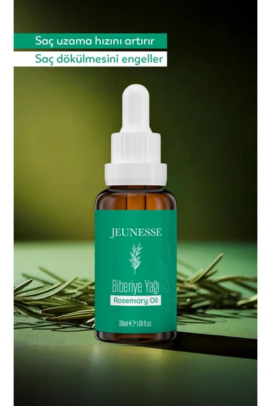 Jeunesse Biberiye Yağı Dökülme Karşıtı Hızlı Uzatma Etkili Saç Bakım Serumu | Rosemary Oil 30 Ml - 2