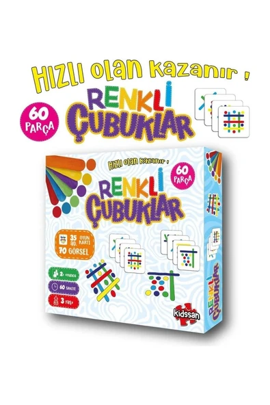 Kidsan Renkli Çubuklar KDS-9014