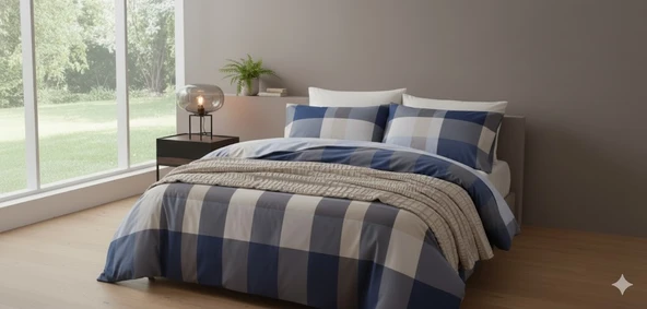 ŞAHESER ÇİFT KİŞİLİK APOLLO PİKE TAKIMI BEJ ürün görseli