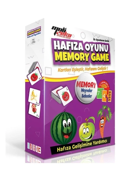 Moli Hafıza Oyunu Meyveler ve Sebzeler Serisi – Memory Game