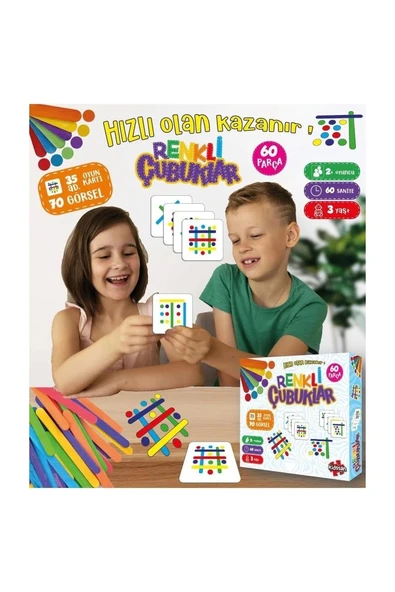 Kidsan Renkli Çubuklar KDS-9014 - 3
