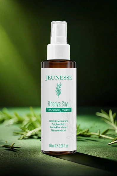 Jeunesse Biberiye Suyu Hızlı Saç Uzama Etkili Dökülme Karşıtı Ve Güçlendirici  Rosemary water 100 ml - Resim 2