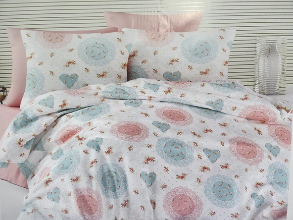 ÇİFT KİŞİLİK NEVRESİM TAKIMI OYA ürün görseli