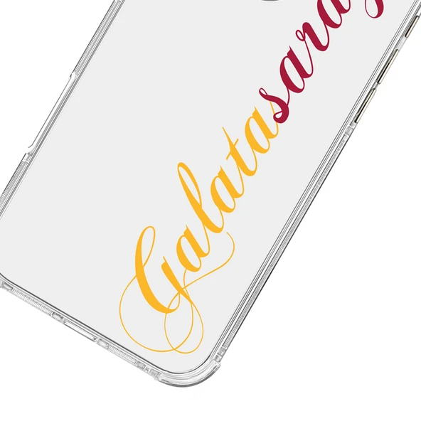 Galatasaray El Yazı Sarı Kırmızı Şeffaf Telefon Kılıfı - 3