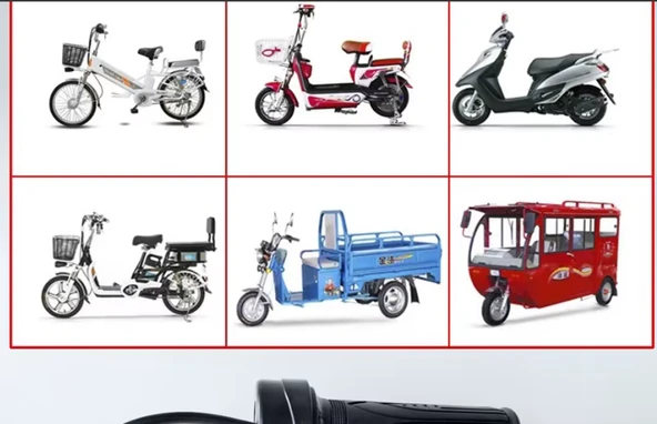 Algaride  Elcik Elektrikli Motorlar İçin Takım 3 Vites İleri-geri Siyah Elekrikli ebıke 60319 - 2