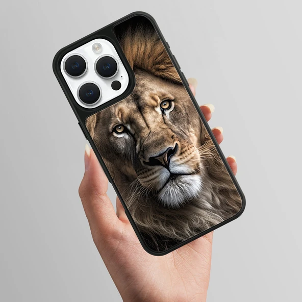 iPhone 12 Pro Max Galatasaray Aslan Asalet Cam Telefon Kılıfı - 4
