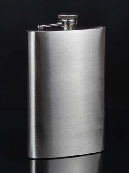 9 Oz Paslanmaz Çelik Cep Matarası 266 Ml içki Viski Konyak Alkol Matarası - 11