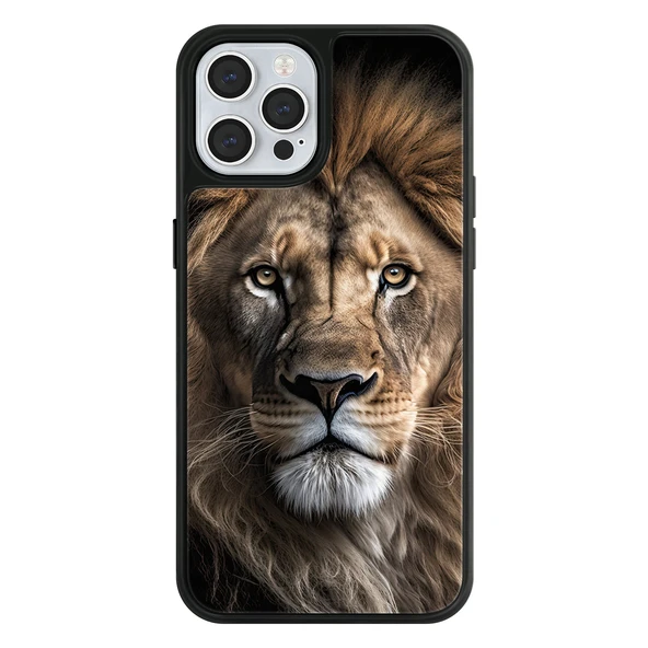iPhone 12 Pro Max Galatasaray Aslan Asalet Cam Telefon Kılıfı - 1