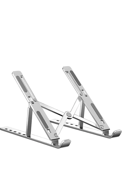 Yeni Nesil Laptop Yükseltici Stand Ayarlanabilir Macbook Notebook 1. Sınıf Paslanmaz Aleminyum - 2