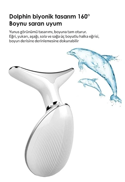 Yeni Nesil Boyun ve Yüz Sıkılaştırıcı EMS Güzellik Cihazı - Gıdı, Sarkma, Yüz Kırışık Giderici Siyah - 5
