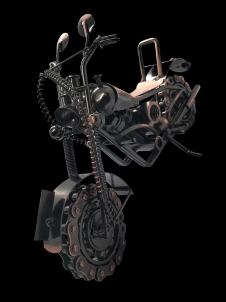 Dekoratif Metal Motor  Ev Dekoru Hediyelik Eşya - 3