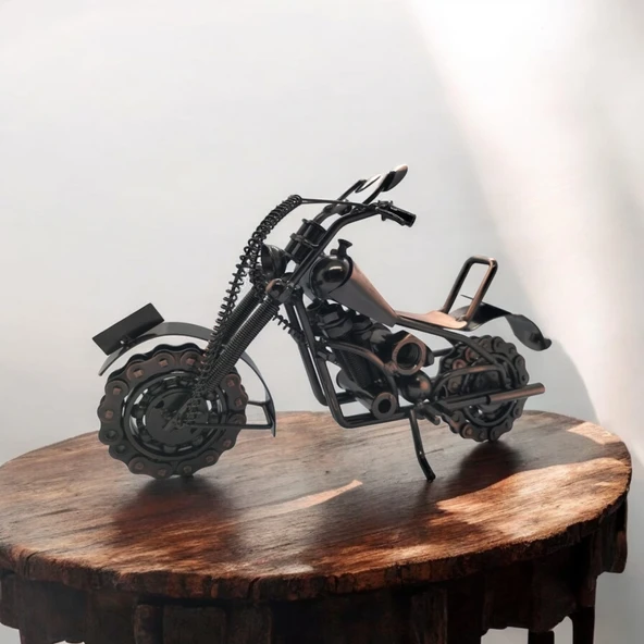 Dekoratif Metal Motor  Ev Dekoru Hediyelik Eşya - 4