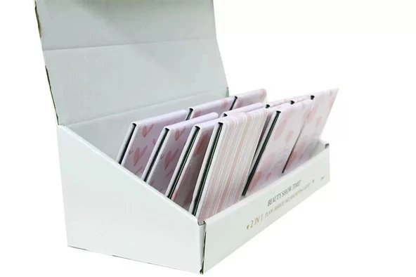 Cep Aynası Standlı Pembe - Resim 7