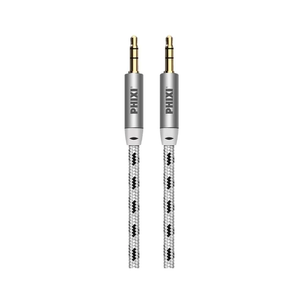 Basic A810 Hasır Örgü 3.5mm Aux Kablo