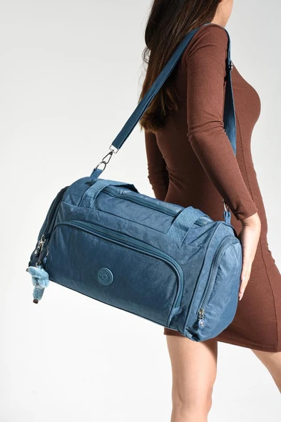 Unisex Kabin Boy Çapraz Askılı Omuz Çantası Seyehat Spor Çantası Hafif Klinkır Kumaş 40*25 Cm - 11