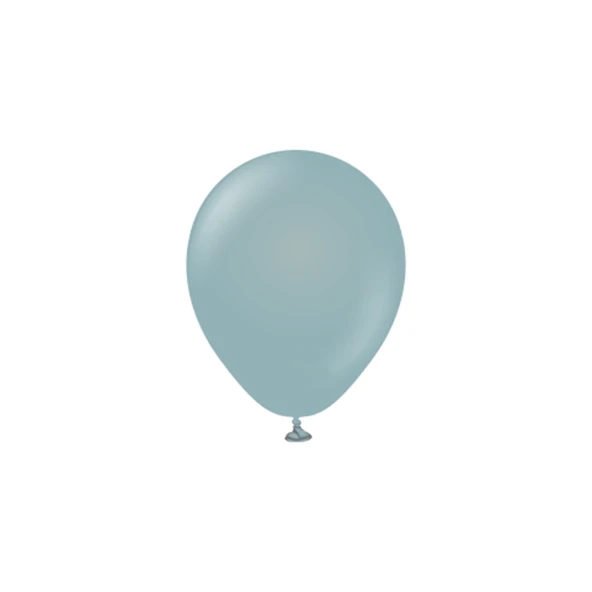 Retro Fırtına Mavi Pastel Balon 10 lü 5 inç