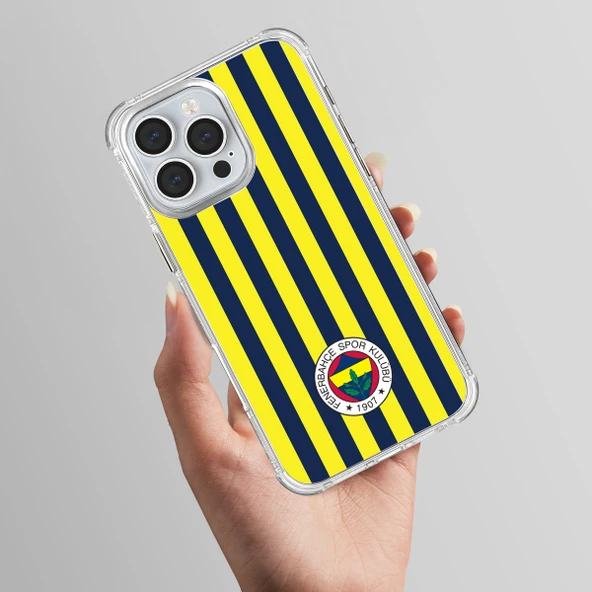 Fenerbahçe Çubuklu Şeffaf Telefon Kılıfı - 4