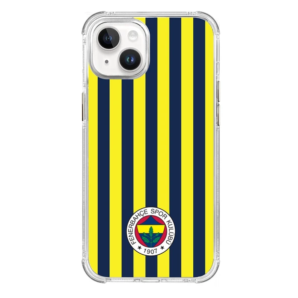 Fenerbahçe Çubuklu Şeffaf Telefon Kılıfı