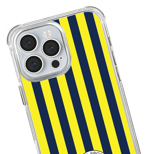 Fenerbahçe Çubuklu Şeffaf Telefon Kılıfı - 2
