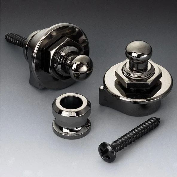 Gitar Aksesuar Schaller Askı Pimi Takım Ruthenium SC-14010601 - Resim 2