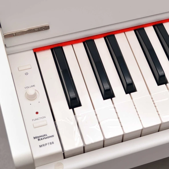 Dijital (Silent) Piyano Beyaz Manuel Raymond MRP788WH2 - Resim 4