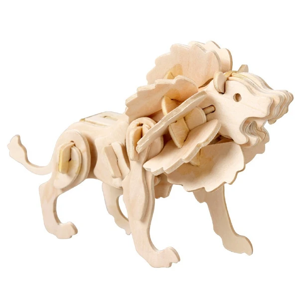3D Ahşap Puzzle - Motosiklet - 2
