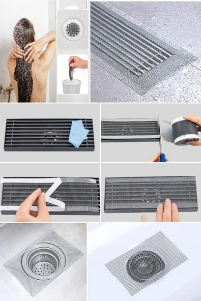 Yapışkanlı Pencere Sinekliği Tamir Bandı  Böcek Önleyici Yama Bandı -Gider Süzgeç 2 mt x 5 cm - Resim 3