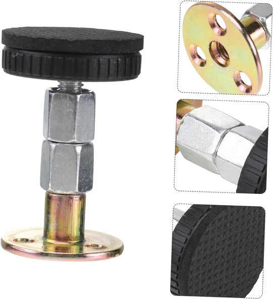 2 Adet Mobilya Duvar Sabitleyici - Yatak Baza Başlığı Sabitleme- Ses- Titreşim Önleyici Aparat - Resim 2