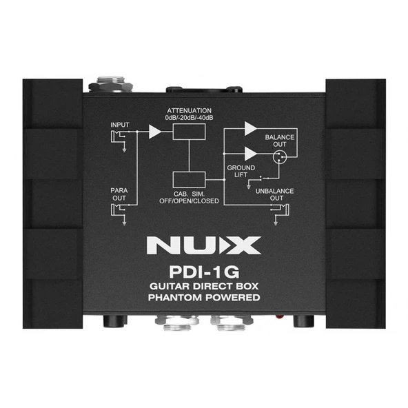 NUX PDI-1G GUITAR DIRECT BOX DI BOX - Resim 3