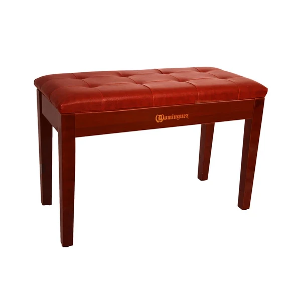 Piyano Aksesuar Koltuk Tabure Çift Kişilik Dominguez Sandık Bölmeli Ceviz DPB115-WN - Resim 8