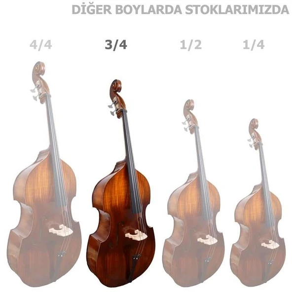 Kontrbas Mat El Cilalı 3/4 KM34GEM - Resim 4
