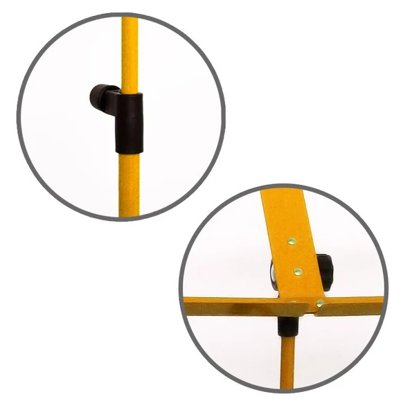 Nota Sehpası Portatif XNS1YL Sarı ( Taşıma Kılıfı Hediyeli ) - Resim 2