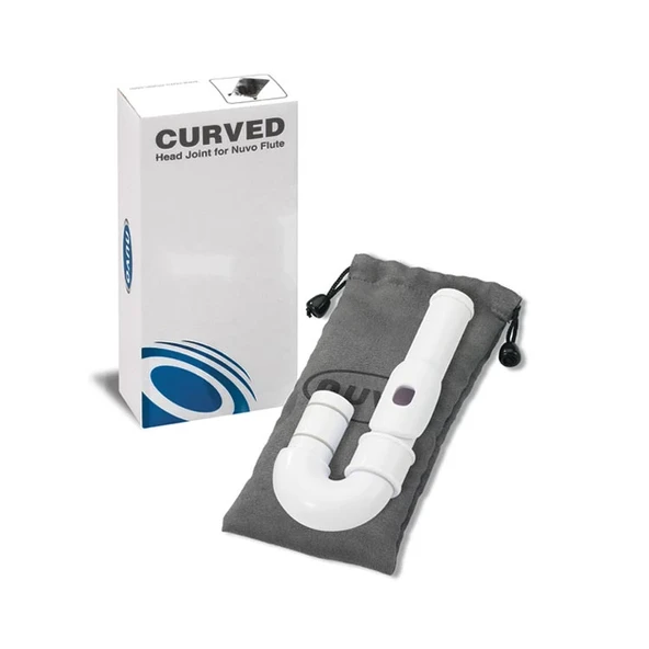 Yan Flüt Aksesuar Nuvo Eğri Boyun Beyaz NV-N230CHWT ürün görseli