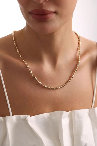 Kapsül Altın Zincir İtaly 55 cm - Resim 2