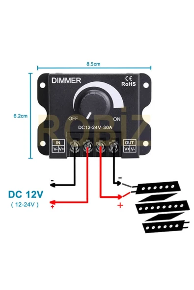 30A Dc Led Dimmer
