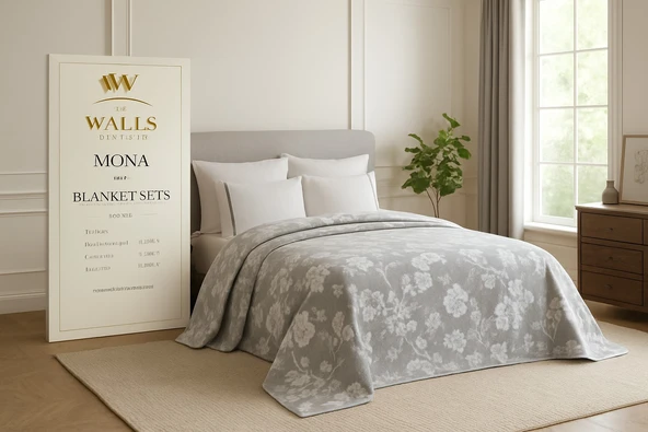 WALLS 6 PARÇA BATTANİYE SETİ MONA GREY ürün görseli