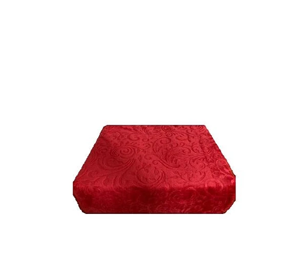 MİNK EMBOSS BATTANİYE 200X240 B516 KIRMIZI - 2