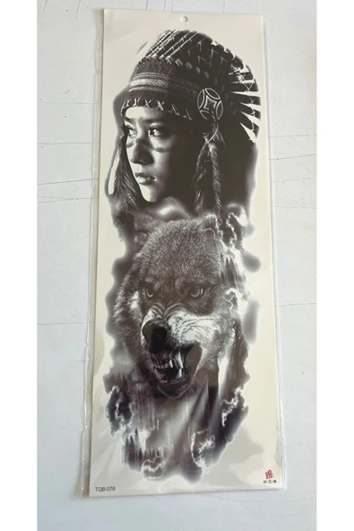 1 Hafta kalıcı 4 Adet Birden Tam Kol Bacak Kaplama 46 cm Geçici Dövme Seti - Resim 2