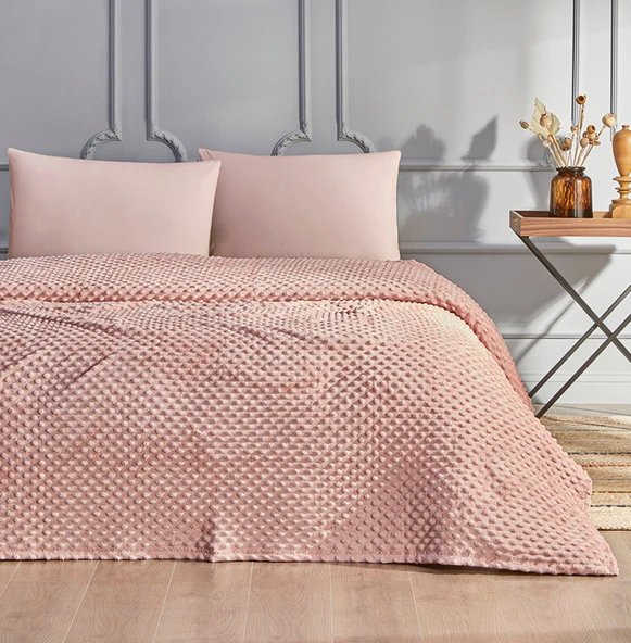 ÖZDİLEK BATTANİYE TEK KİŞİLİK TOMURCUK PUDRA - Resim 2